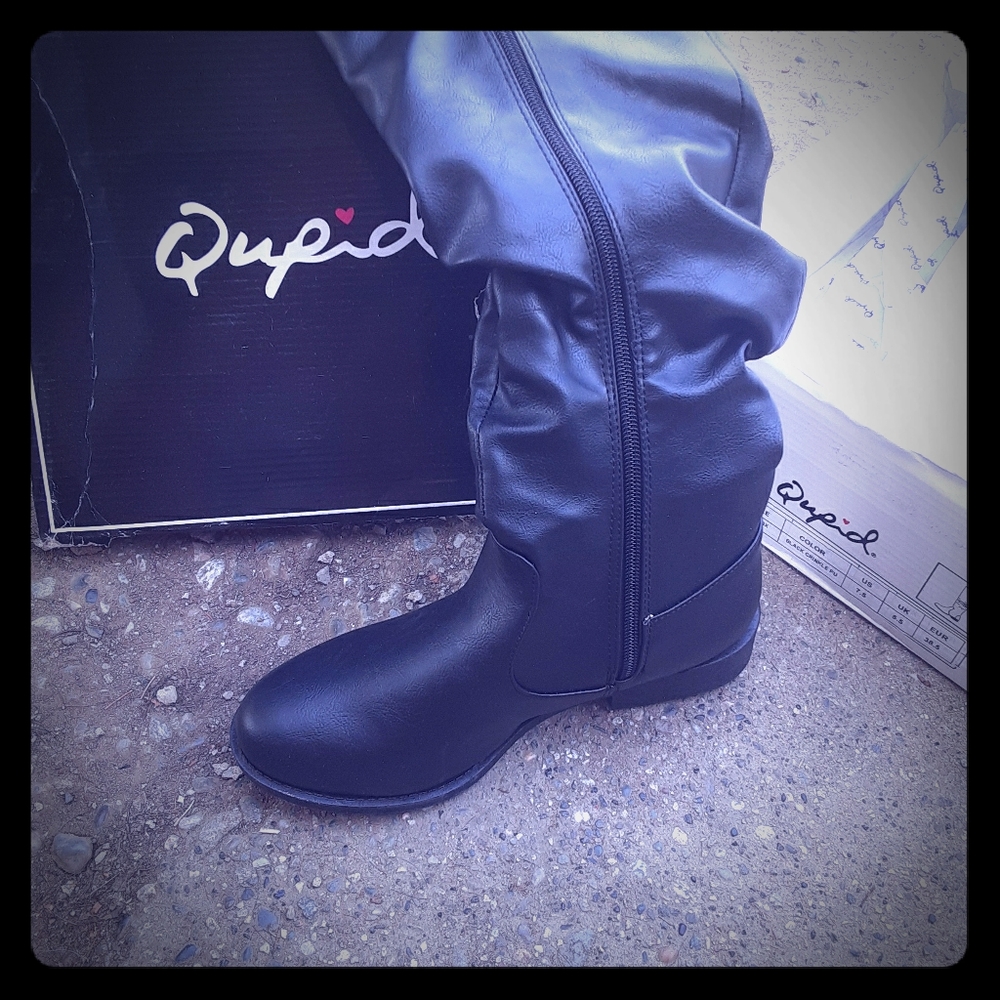 Black Zion Tall Boot